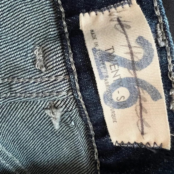 NWOT FREE PEOPLE WE THE FREE High Rise Skinny Jeans 26 - Picture 2 of 5